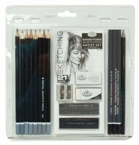 Royal & Langnickel Wooden Charcoal Pencils & Charcoal
