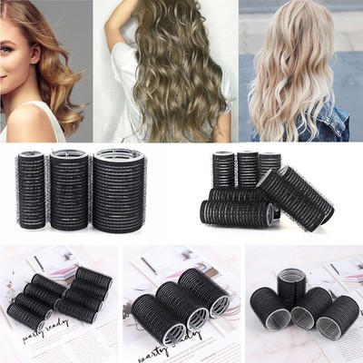 Hot Large Self Grip Hair Rollers Pro Salon Hairdressing Curlers