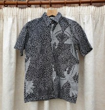 SALE ❀ڿڰۣ❀ JAVA BATIK Bird Design MEN'S SHORT SLEEVE SUMMER SHIRT Size~ 15-15.5"