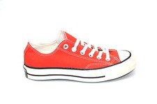 CONVERSE CHUCK TAYLOR 70'S VINTAGE CANVAS OX VERMILLION RED/EGRET /BLACK SNEAKER