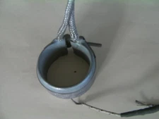 Fast Heat Band Heater 1.5" Dia. x 1" Wide 150 Watts 110-120 Volts 12" SS Braided