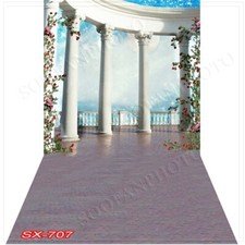 10'x20' CP Outdoor Pillar Scenic Microfiber Fabric background backdrop SX707