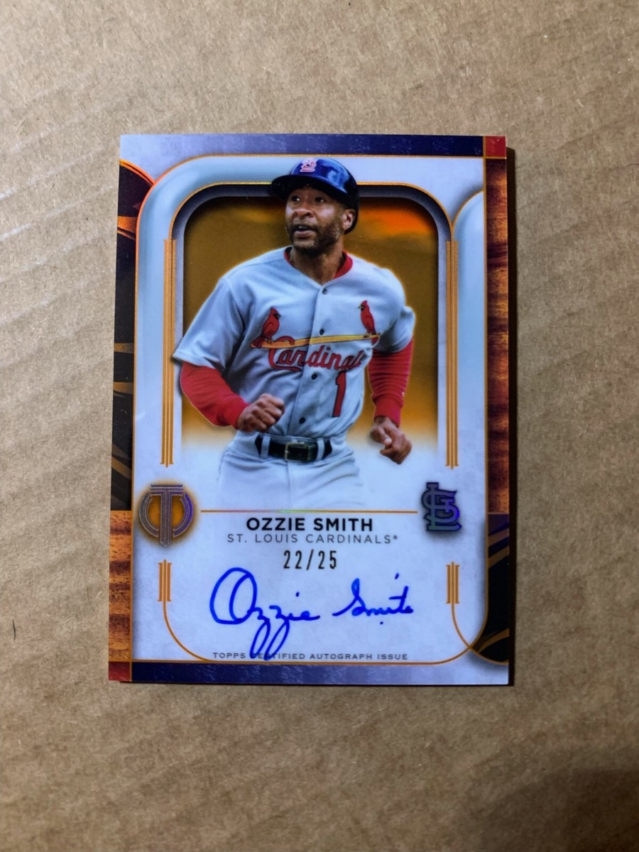 Topps tribute Ozzie Smith50シリ直筆サインカード （2016 TOPPS