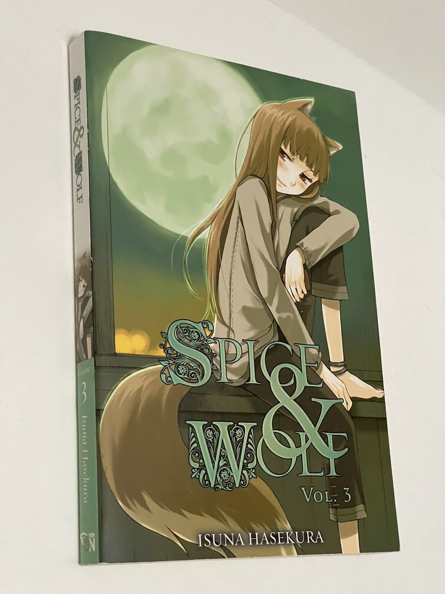 Lot of 3 Spice and Wolf, Vol. 1, 3 & 4 Hasekura, Isuna Paperback