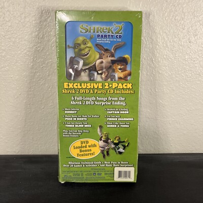 SHREK 2 DVD + PARTY CD Exclusive 2-Pack Full Screen