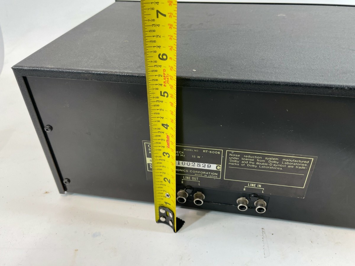 Vintage Optonica RT-6006 Dolby Stereo Cassette Deck Recorder