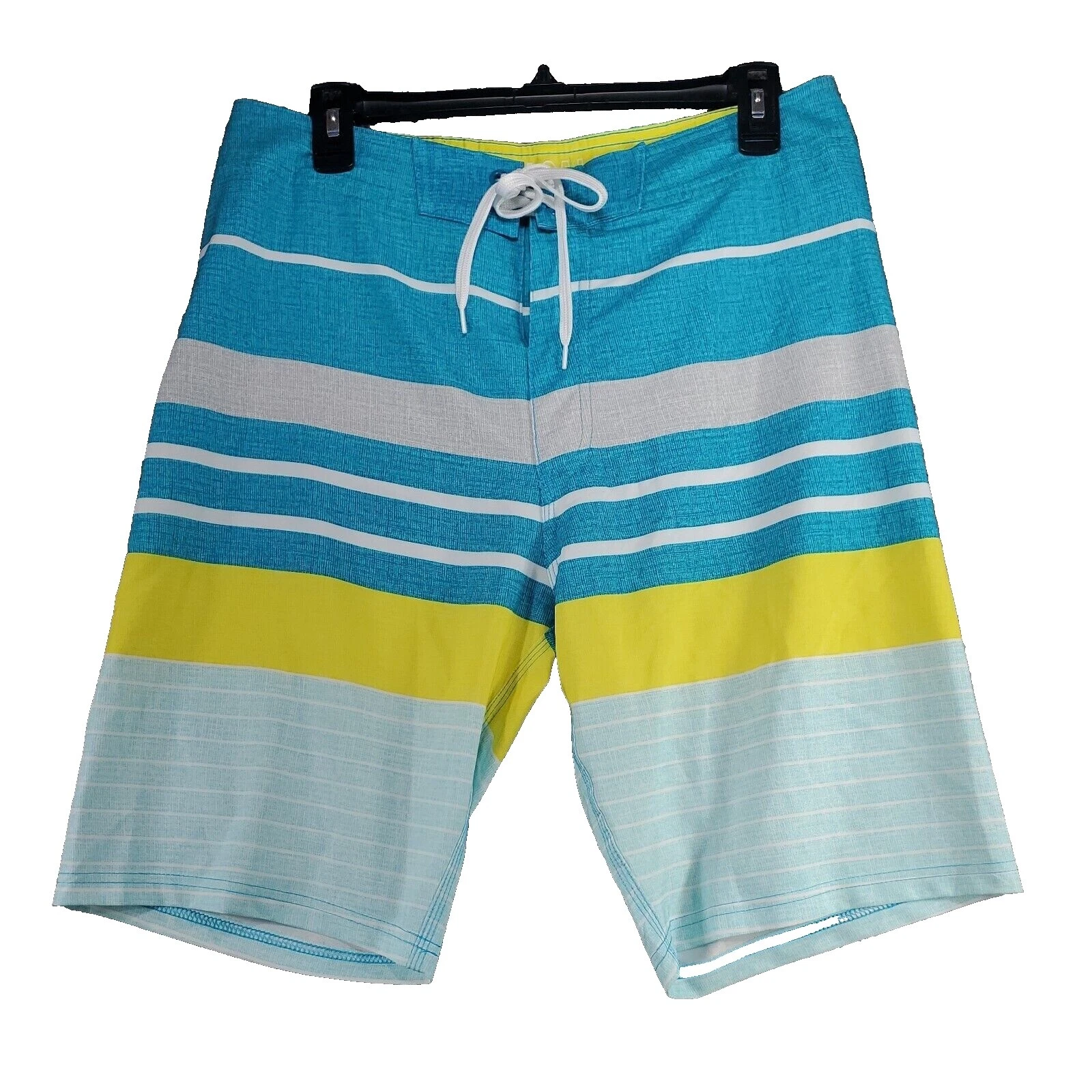 Pantalones cortos a rayas de poliéster Old Navy para hombres