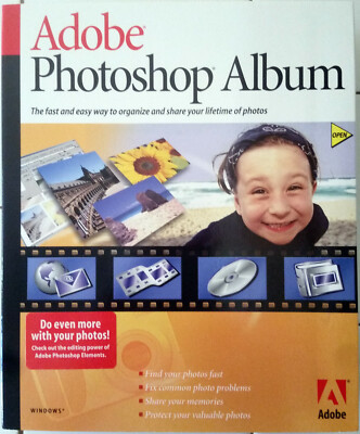 Adobe Photoshop Album (2002) - Brand New in Sealed Box