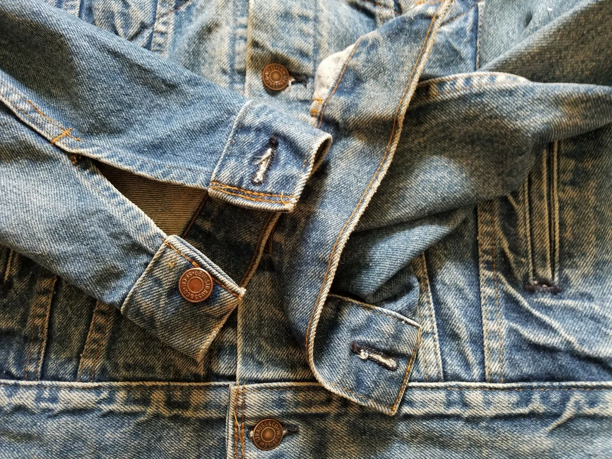 VTG Levi's Denim Jacket USA Model 70506 0217 Size 38 button