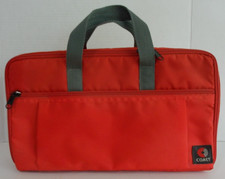 Vintage Red Coast 30 Cassette Tape Travel Case Holder With Strap and Pocket