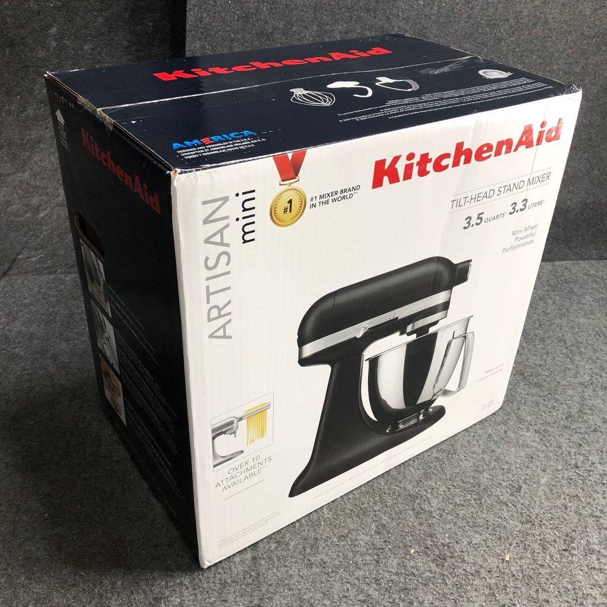KITCHENAID KSM3316XBM Artisan Mini 3.5 Quart TiltHead Stand Mixer
