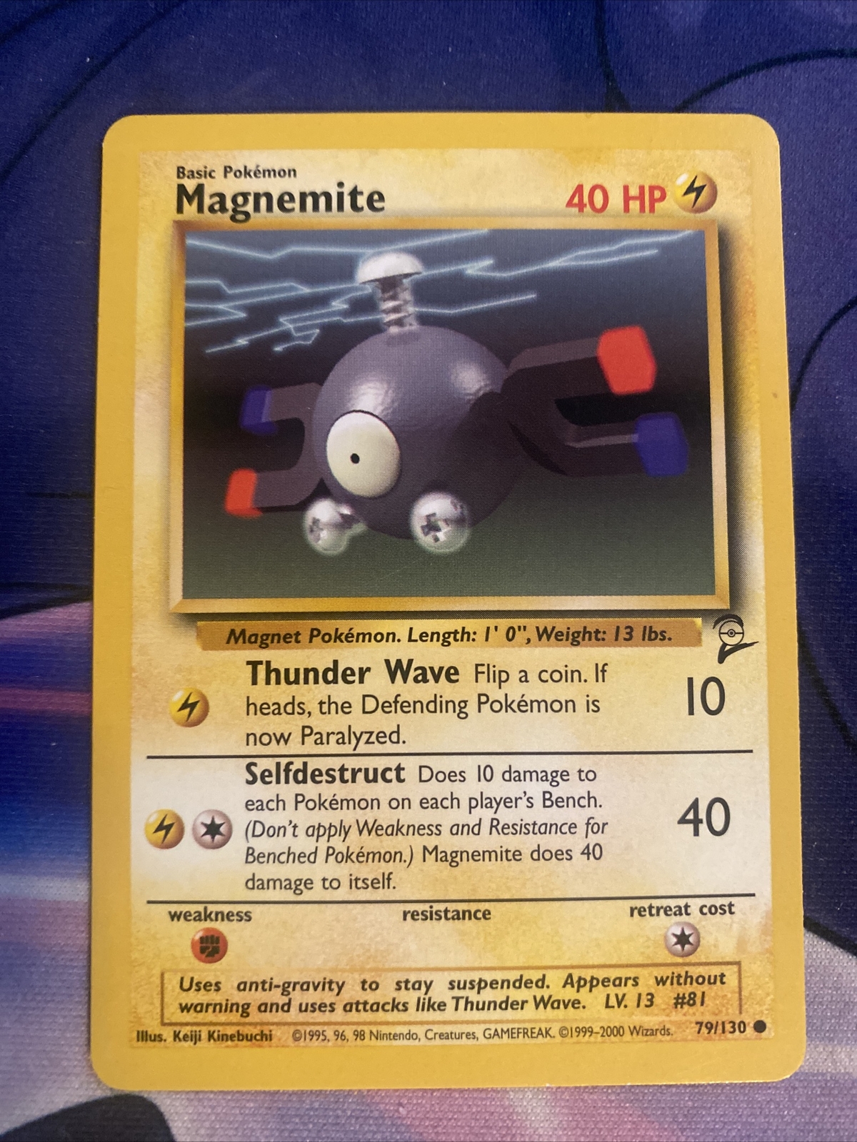 Pokemon TCG Base Set 2 LP Magnemite 79/130