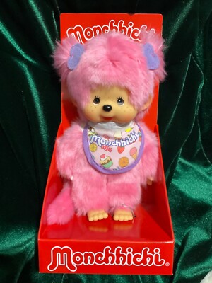 MONCHHICHI Sekiguchi Pink Frozen Fruit Bib Girl 8 inch Doll | eBay