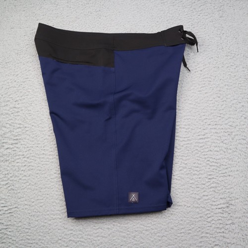 Tribe Kelley Board Shorts Swim Trunks Mens XL (34) Navy / Black Hybrid USA NEW - Picture 10 of 17