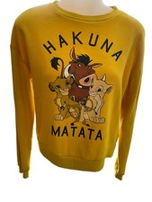 Hakuna Matata Lion King sweatshirt Jr. small