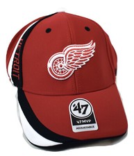 '47 Brand Mens NHL Detroit Red Wings Nuetral Zone '47 MVP Strapback Cap Hat New