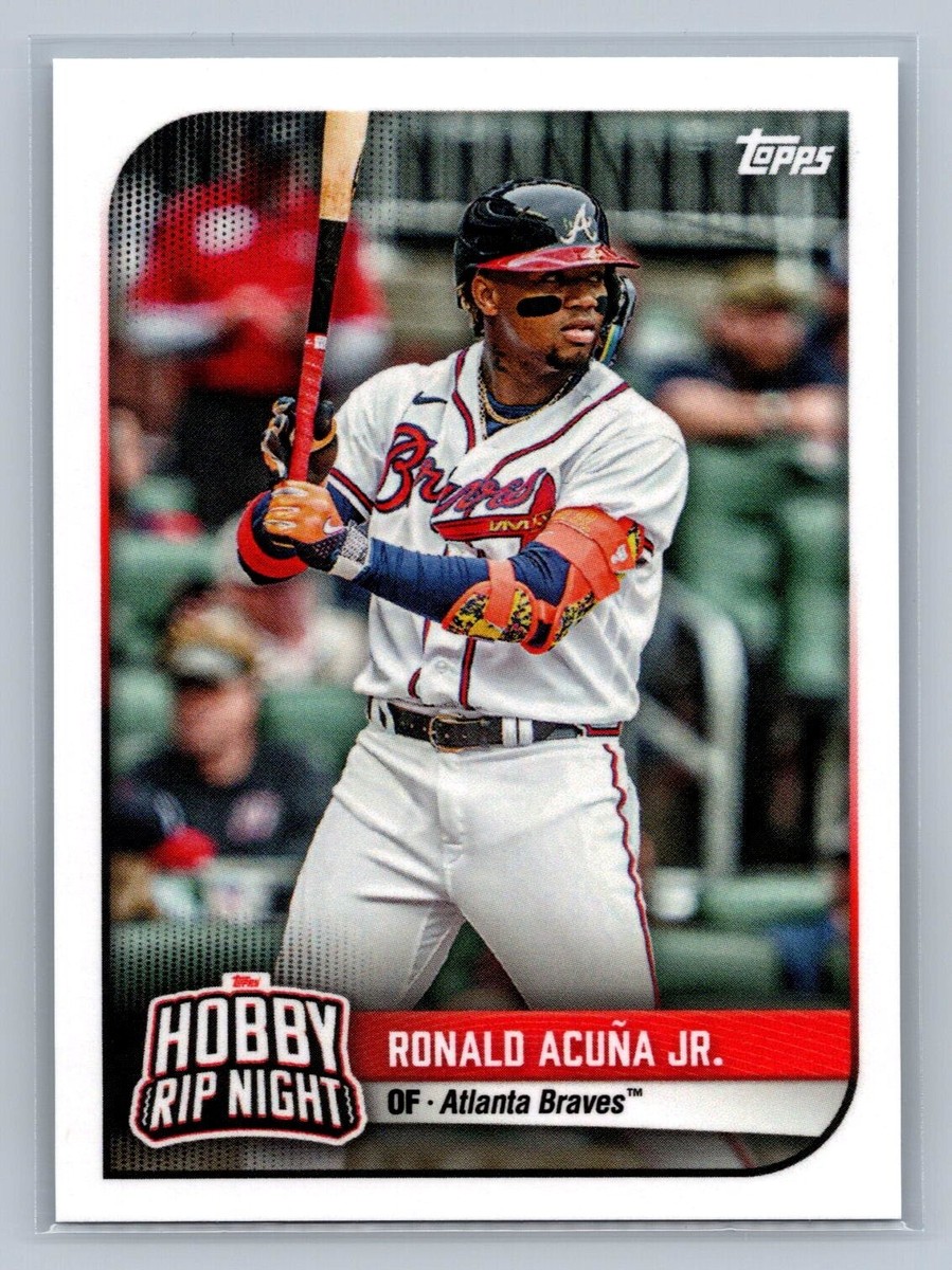 ronald acuna jr 3枚セット RONALD ACUNA JR 2023 Topps Hobby Rip Night #3 Atlanta Braves