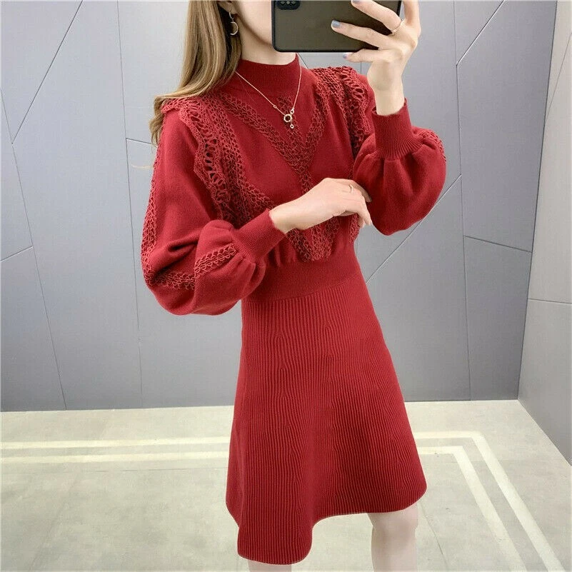 Long knitwear dresses cheap