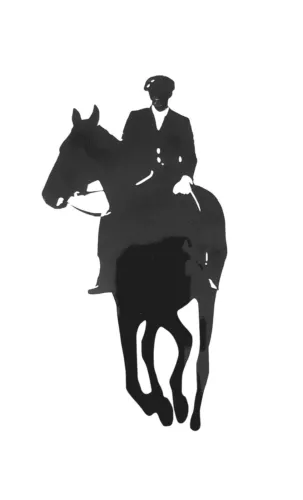 Autocollant vinyle cheval PEAKY BLINDERS pour fenêtre de voiture bouteille de vin verre ordinateur portable mural
