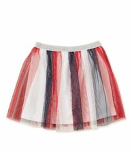 Way to Celebrate 4th of July USA Patriotic Tiered Tutu Skirt Girls Size XXL 18