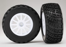 Traxxas 7473R Tires wheels assembled white gravel pattern S1