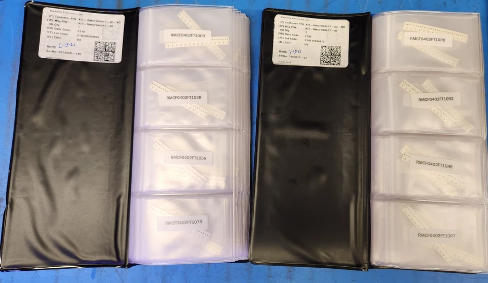 5 New Thick Film Resistor Kit from Stackpole Electronics Inc. SEI KIT-RMCF0402FT - Image 4 of 4