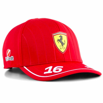 Charles Leclerc Scuderia Ferrari Racing Formula 1 Cap - 2025
