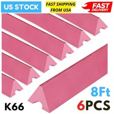 6pcs Rubber Bumper Billiard Pool Table Rail Cushions Replacement for 8ft Table