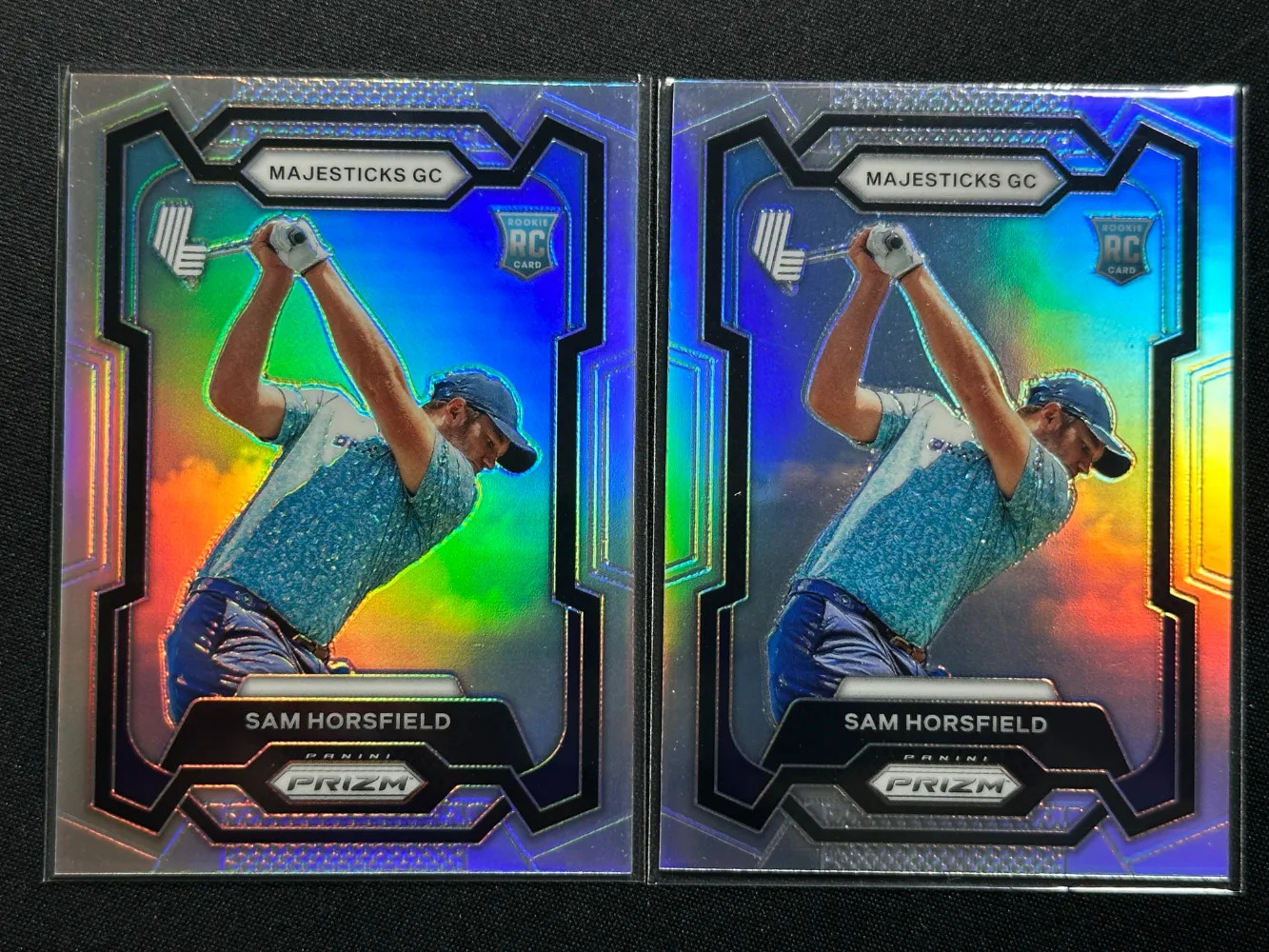 2024 Panini Prizm LIV Golf Sam Horsfield Silver Rookie Lot 2 #43 GL12
