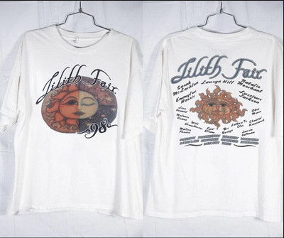 Lilith Fair Tour 1998 T-Shirt, Lilith Fair Shirt, Sarah McLachlan Lisa Gerard De