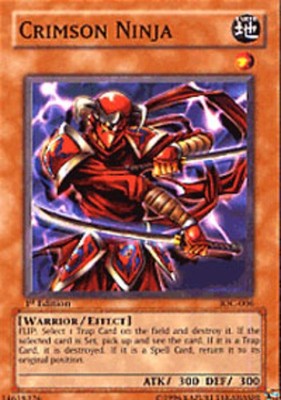Crimson Ninja - IOC-006 - Common - Unlimited Edition - Moderately Played