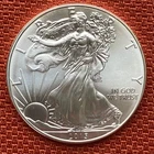 2015 American Silver Eagle .999 Fine Silver BU from U.S. Mint Roll 1 Oz Nice!