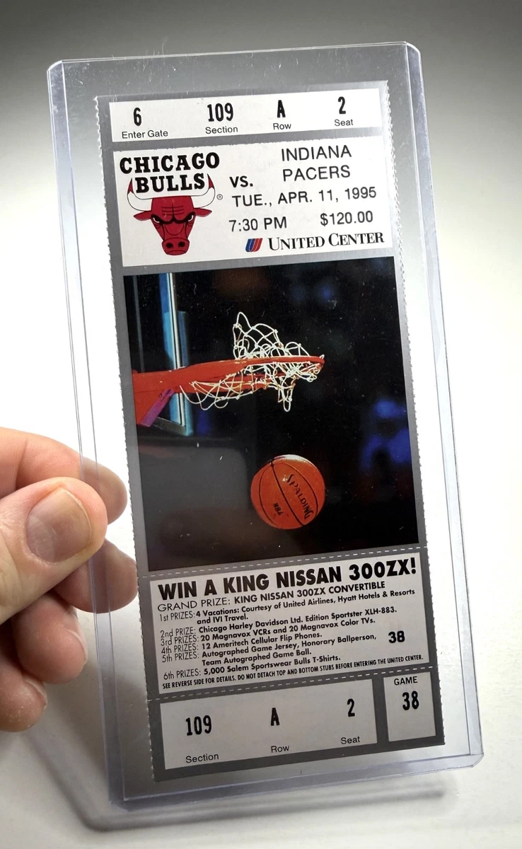 Basketball Chicago Bulls 1995 Vintage Sports Ticket Stubs for sale