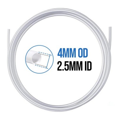 PTFE Tube ID 2,5mm x 4mm Filament Rohr Teflon Schlauch P1P X1-Serie 3D Drucker