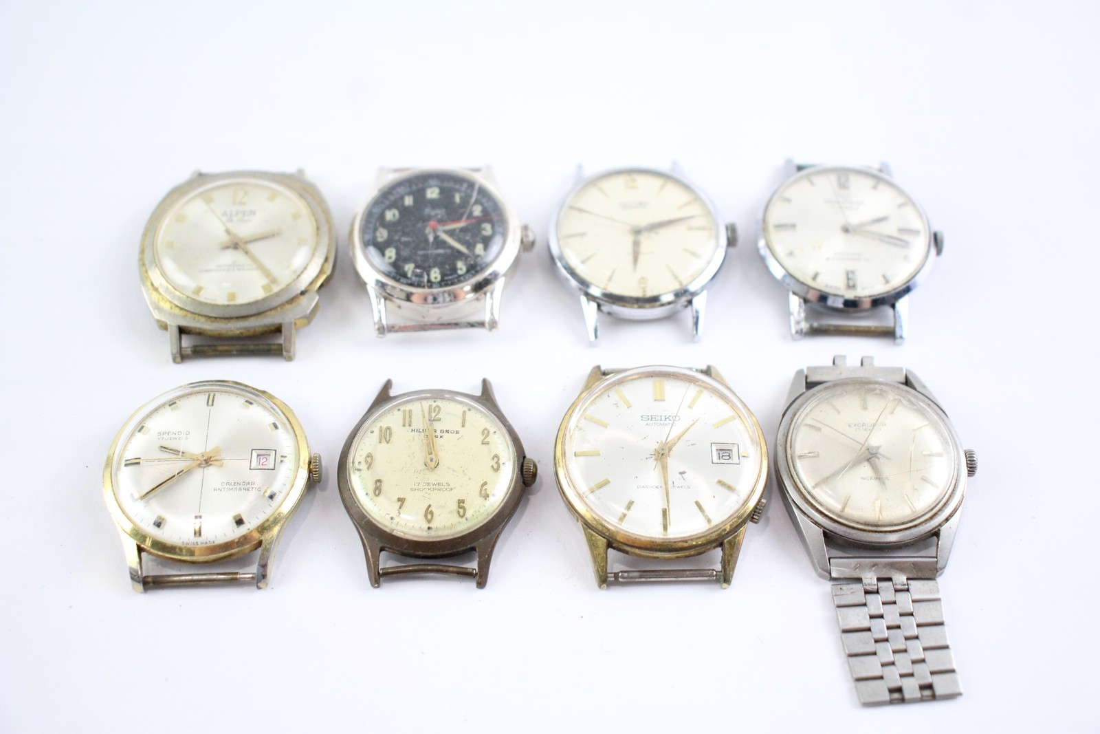 8 Ingersoll SPARES/REPAIRS x Vintage Mechanical Heads Watch Smiths - VintageWatches.PK 8 Ingersoll SPARES/REPAIRS x Vintage Mechanical Heads Watch Smiths - vintagewatches.pk