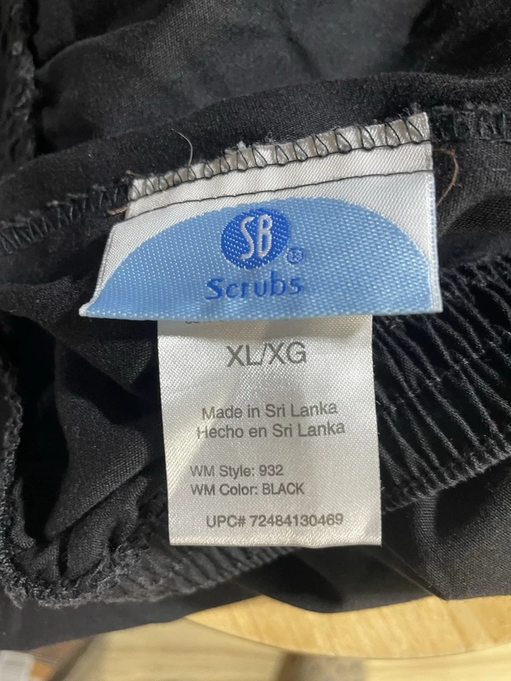 Pantalones Exfoliantes SB Negros Cintura Elástica Talla XL Foto 2 de 2