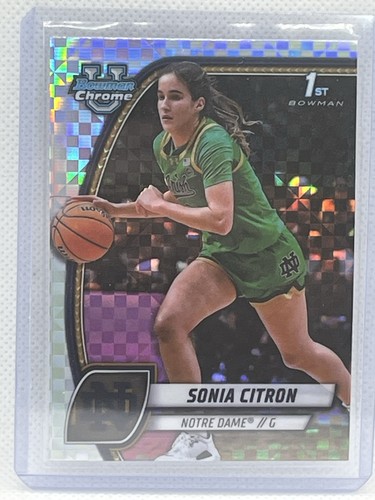 2024-25 1st Bowman Chrome #64 - Sonia Citron (RC) - X-Fractor