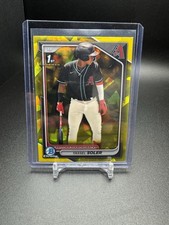 2024 Bowman Chrome YASSEL SOLER Yellow Sapphire 1st Bowman Rookie RC #d /75