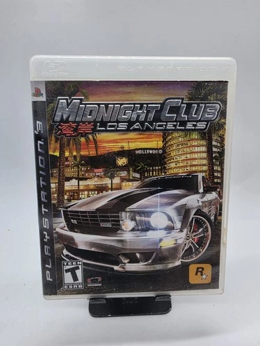 Midnight Club Los Angeles PlayStation 3 Cub Complete Mint With Poster Tested Ps3