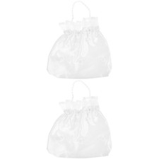  2 Pcs Wedding Purses for Women Bride Bags Day Money Bridal Dance