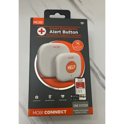 #ad #ad MOBI Connect Smart Emergency Alert Button Personal Support System Wi Fi NEW $12.59