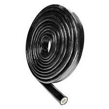 2" ID Heat Shielded Fire Thermo Armor Fire Sleeve Silicone 2" ID, 3 feet black