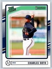 2024 Donruss Charlee Soto Rookie Rated Prospect Minnesota Twins RC #163