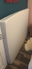 Double Firm White Foam Mattress 123 x 190cm 13cm with Thick Removable Cover
