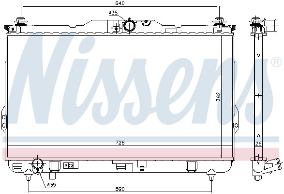 NISSENS 675017 RADIATOR ENGINE COOLING MAN - Image 12