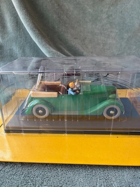 Les Voitures De Tintin  Echelle 1:24  - Hachette - N°52 La Cabriolet Des Touristes  L Ile Noire  P Image 503329 Grande