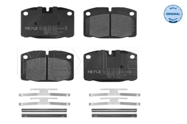 Meyle Bremsbelagsatz, Scheibenbremse 025 209 0618/W FüR CitroËN Peugeot-image