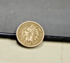 1863 US Indian Cent 1c (CN) VF (Corrosion)