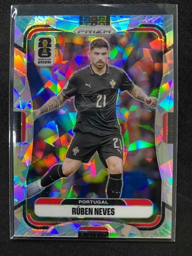 2026 Panini Prizm FIFA World Cup Ruben Neves Ice Refractor 18/23 #370 Portugal