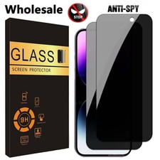 Wholesale iPhone 17 16 15 14 Pro 13 12 Privacy Anti-Spy Glass Screen Protector